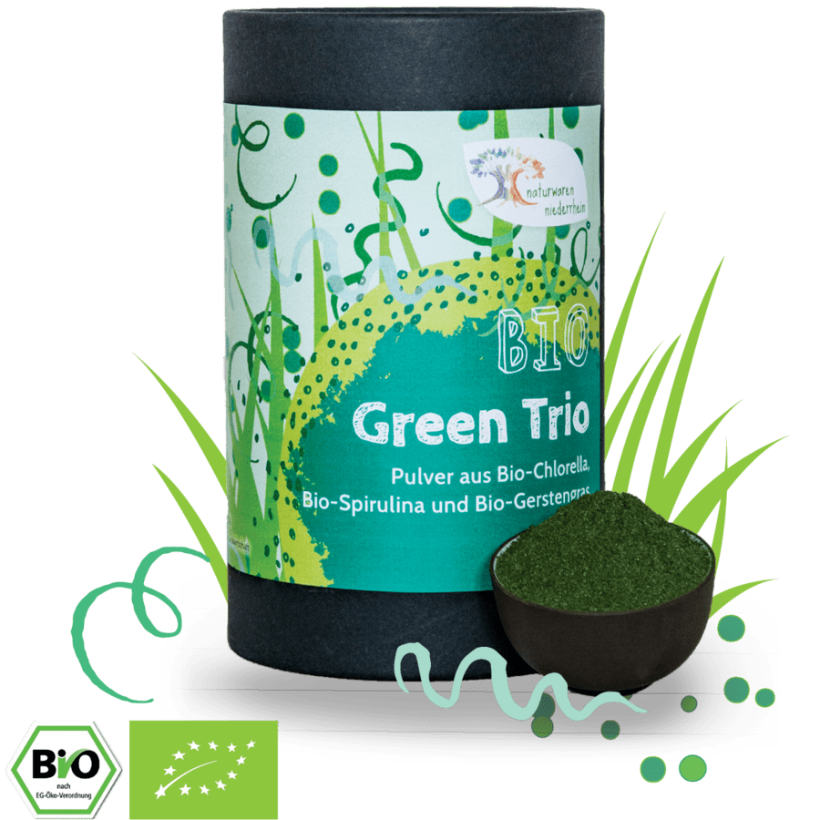 Ik heb het erkend Honderd jaar Arctic Bio Green Trio - Chlorella, Spirulina & Gerstengras - Pulver |  naturwaren-niederrhein.de